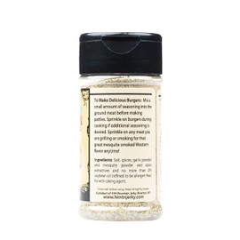 Hi Mountain Seasonings | MESQUITE BURGER | Western Style Seasoning| Gourmet Hamburger Seasoning for Grilling, BBQ, & Cooking | Great on Burgers Made from Beef, Venison - Especially Deer & Elk (6.1 Oz)