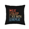 Eat Sleep Ice Bath Repeat Cold Therapy Cryotherapy Ice Bath