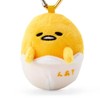 Sanrio 175188 Gudetama Mini Mascot Holder, Polyester, Steel