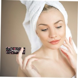 Minkissy Cosmetic Case Lipstick Holder 4pcs Quilted Embroidered Box Makeup Organizer Holder for Home Shop Display