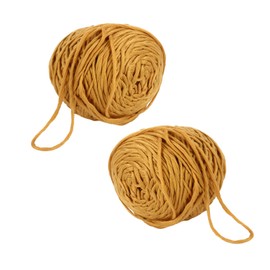 IWOWHERO 2pcs Hand Knitting Yarn Cotton Wool for DIY Projects Soft Milk Cotton for Scarves Hats and Crafts Durable and Fashionable Knitting Supplies for Adults