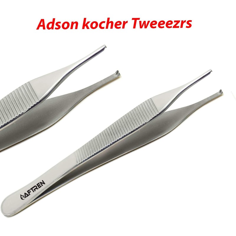 AFTREN High Precision Stainless Steel Fist Aid Tweezers Straight and