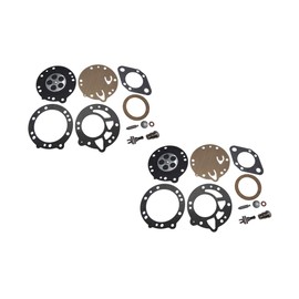 Carburetor Repair/Rebuild Kit Replaces Tillotson RK-117HL For Tillotson 334A 334AA 334AB 360A 375A 385 384A 384B carburetors (Pack of 2)