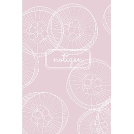 Notizen: Blanko Puderrosa Design Heft für Notizen Lettering Handschrift | Kreatives Geschenk für Kinder und Erwachsene | Frauen Männer Freundinnen und Kollegen