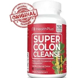 Limpiador de Colon HealthPlus USA 60 Cápsulas Vegano Sin Gluten