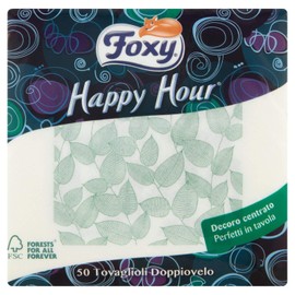 Foxy Napkins 2 Ply Happy Hour x50