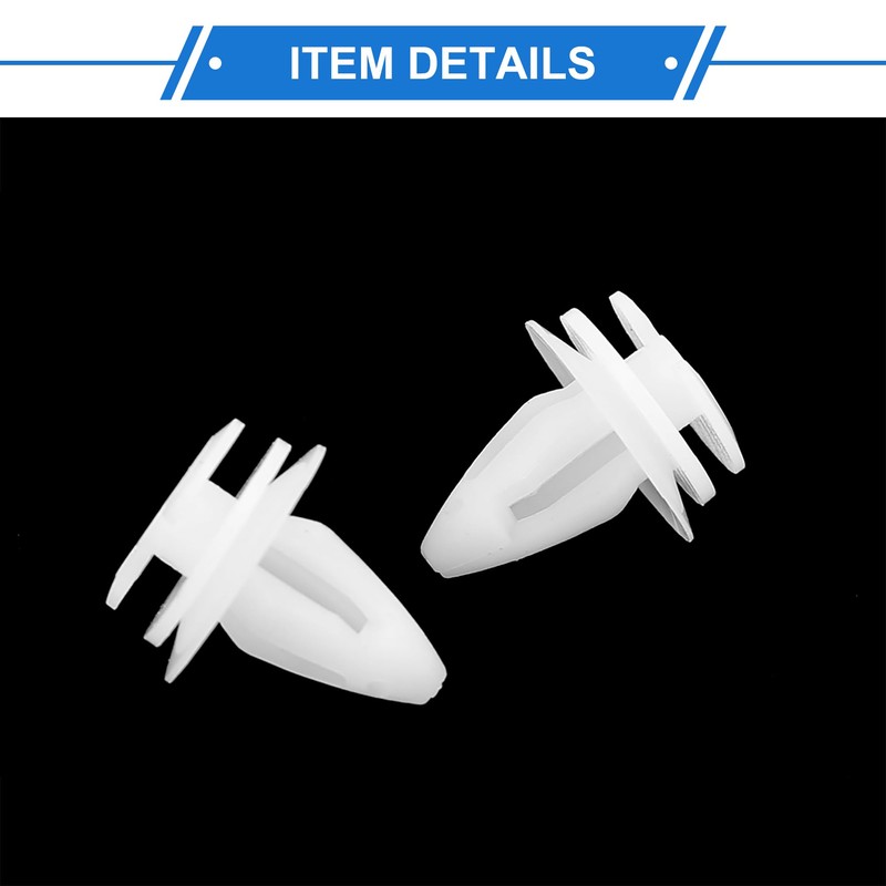 VekAuto 25 Pcs Rivet Clips, Fastener Clip Screw Panel Clips