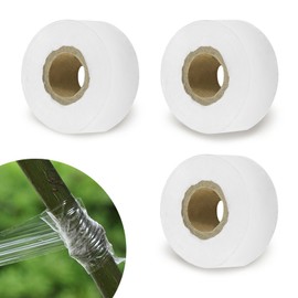 RRJ Grafting Tape for Fruit Trees, Floral Tape Grafting Tools Plant Garden Plant Nursery Tapes PE Stretchable Resilient Self Adhesive Membrane Clear Floristry Film Budding Tapes (3)