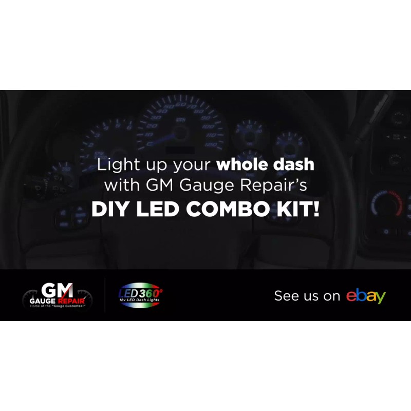 LED360 Dash Bulb to LED Conversion Kit with White LEDs