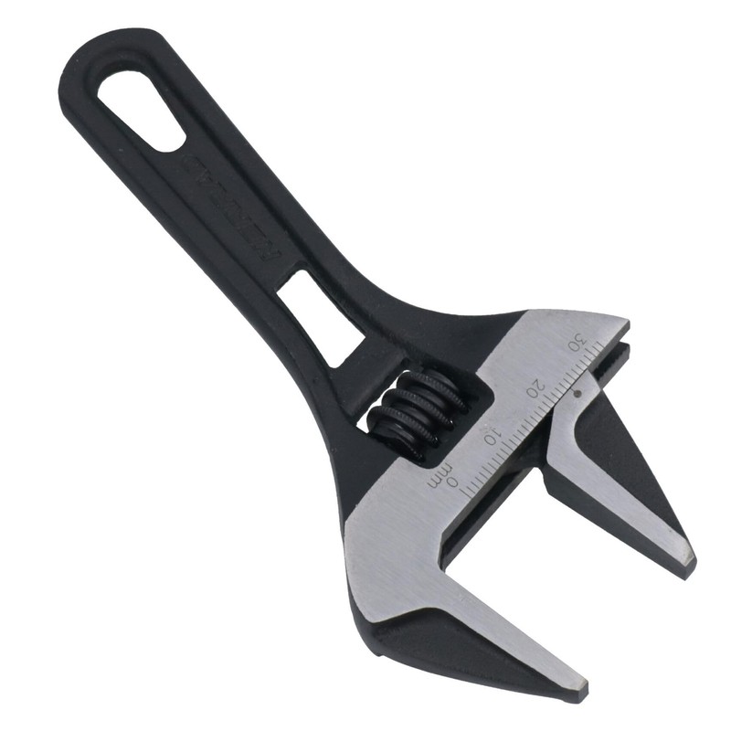 Super Wide Slim Jaw Stubby Wrench Adjustable Pump Union Spanner