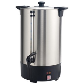 Winco ECU-100A-I Coffee Urn, 6 Gallon, Silver