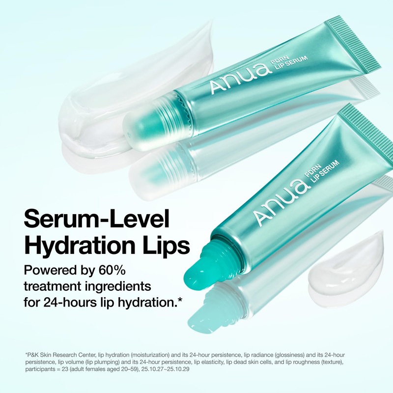 Anua PDRN Lip Serum, Long-lasting Hydration for Dry, Cracked Lips,