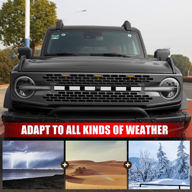 Mabett LED Grille Lights for Ford Bronco 2021 2022 2023
