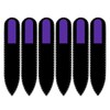 Mont Bleu Coloured Glass Nail File in Black Bag -