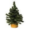 Vickerman Unlit Mini Pine Artificial Village Christmas Tree, 6"