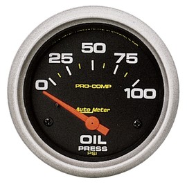 Auto Meter 5427 Pro-Comp Electric Oil Pressure Gauge, 2.625 in.
