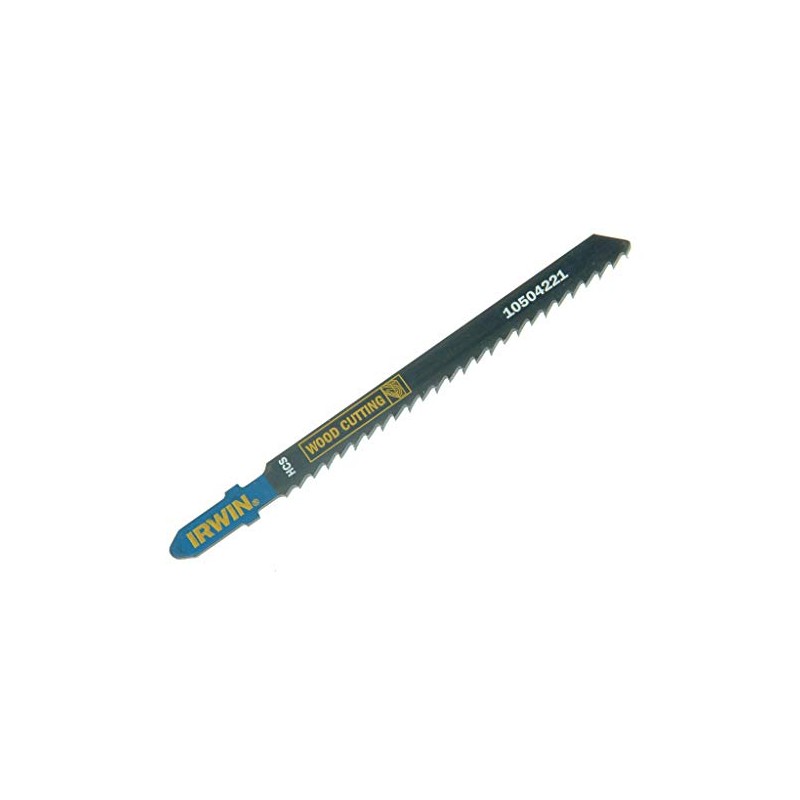 IRWIN Wood Cutting Jigsaw Blades (5) 8TPI Bayonet Fitting 100mm