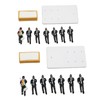 Coffin Dance Model Funeral Action Figures Coffin People Figurines Set