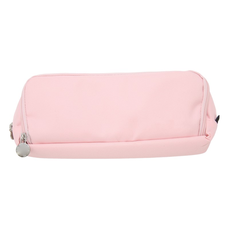 Pen Pencil Case 3 Compartments Canvas Portable Large Capacity Pencil