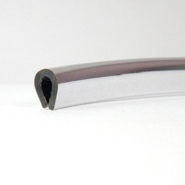 CHROME CAR EDGE PROTECTIVE TRIM 4.5x8mm - UNIVERSAL FIT