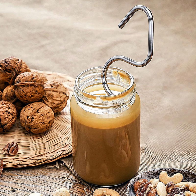 2PCS Peanut Butter Stirrer - Mixer Tool, Multipurpose Stainless Steel