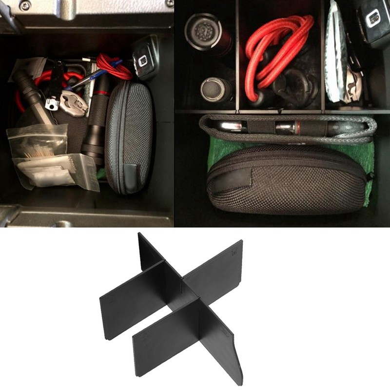 Car Glove Box Clapboard Tidying Partition Center Console Organizer