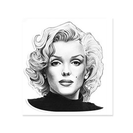 SkinoEu 1 x Vinyl Sticker Portrait Black and White Car Motorcycle Bicycle Laptop Window Tuning B 44