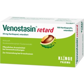 Venostasin capsules for vein diseases, pack of 100 capsules
