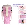 DLOCCOLD Water Bottle Carrier Bag with Phone Pocket for 40