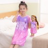 ICOSY Girls Nightgowns Matching Doll & Girls Pajamas Clothes Sleepwear