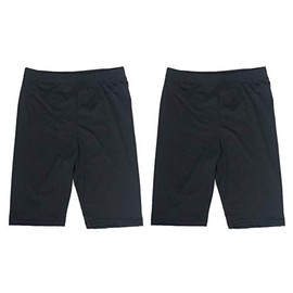 Socks Marche Smooth Spats, 3/4 Length, Set of 2, Solid Black, Cool Leggings, Elastic Stretch Pants, Inner Spats, Black