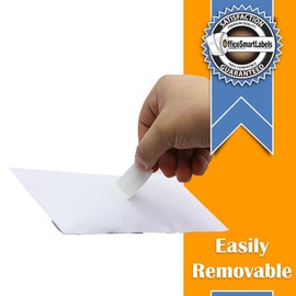 OfficeSmartLabels - 1" x 2-1/8" Removable Multipurpose Labels, Compatible with 30336 (12 Rolls - 500 Labels Per Roll)