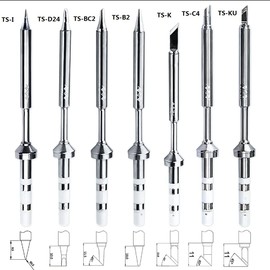 MASUNN Original Replacement Solder Tip For TS100 Digital LCD Soldering Iron -TS-I