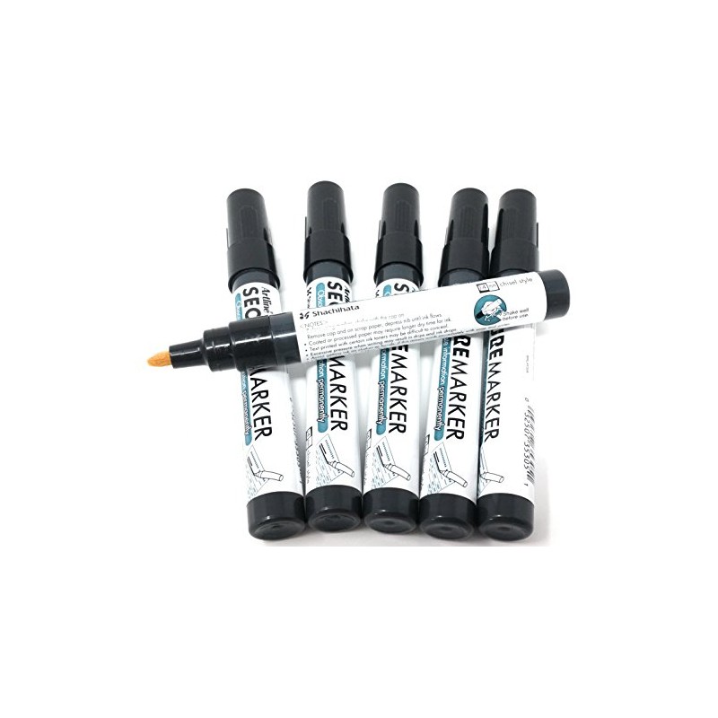 IMPRINT360 Secure Marker Redacting Pen, (6-Markers) Perfect for Blacking out