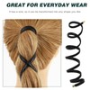 FRCOLOR Spiral Lock Hair Tie Dreadlock Accessory PU Leather Long