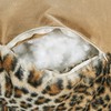 Home Soft Things Leopard Printed Bedrest Reading Pillow, Lounger Backrest