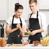 June tech Professional Adjustable Apron with 2 Pockets Cooking Kitchen