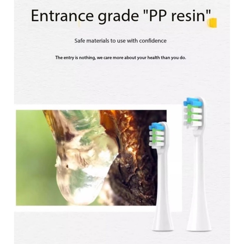 3 Pack | Replacement Brush Heads Compatible with SOOCAS Electric