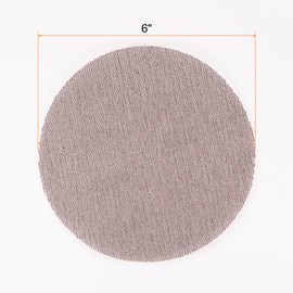 sourcing map 10pcs Mesh Sanding Discs 6 Inch Hook and Loop Sanding Net 120 Grits Dust Free Abrasive Pads for Car Wood Drywall Metal Polishing & Grinding