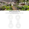 100pcs Shade Cloth Plastic Clips Round Fixing Clips for Greenhouse