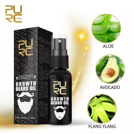 Suero de aceite de crecimiento de barba de crecimiento rápido barba bigote aseo facial para hombres