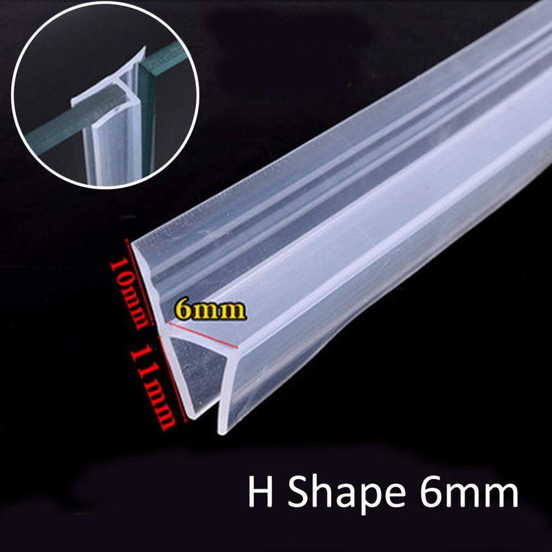 ETOPARS Bathroom Seal Bathroom Door Sealing Strip Screen Shower Cubicles