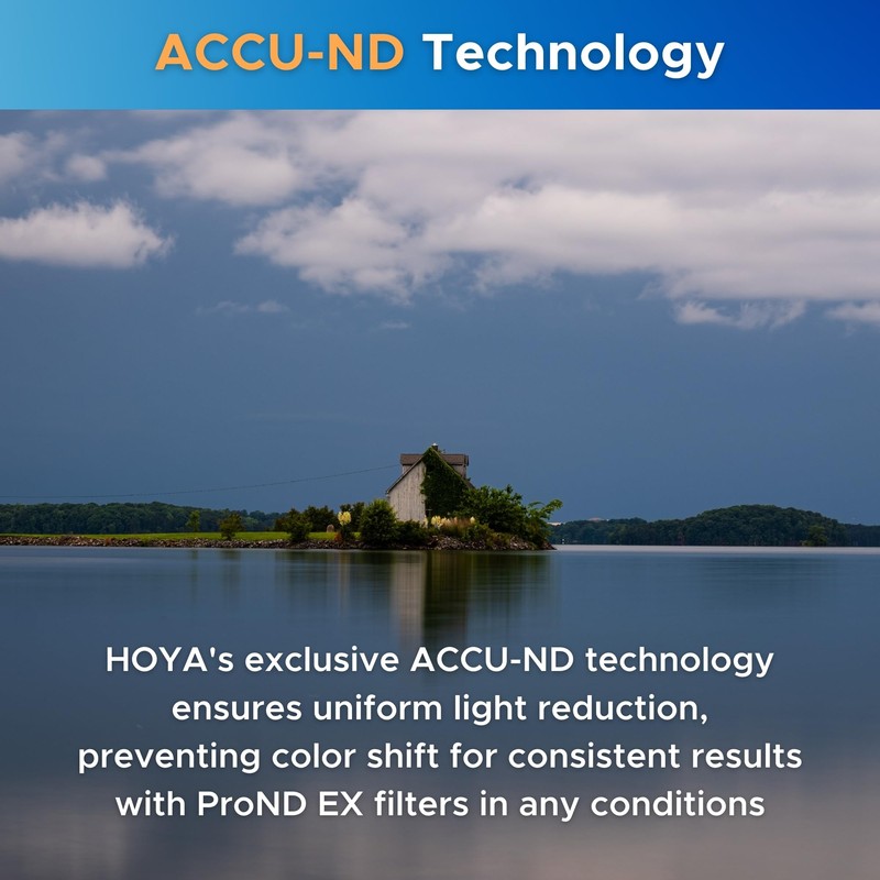 HOYA Pro ND-EX Neutral Density Filter ND64 Diameter 49 mm