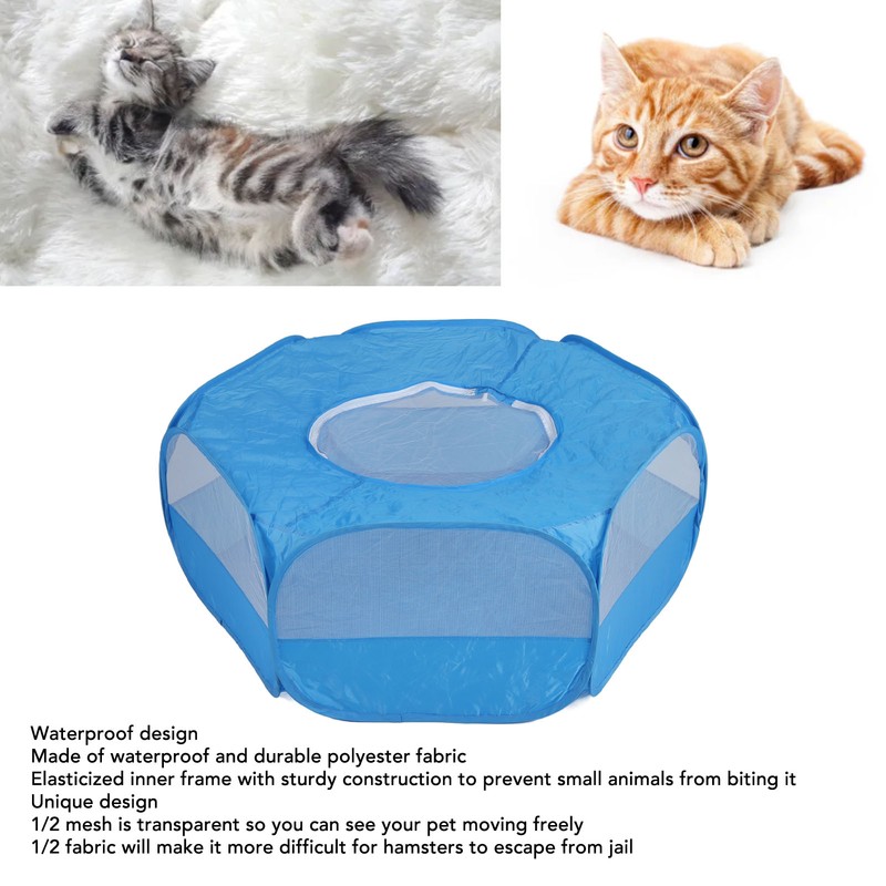 Small Animal Tent Multipurpose Waterproof Breathable Escape Proof Portable Hamster