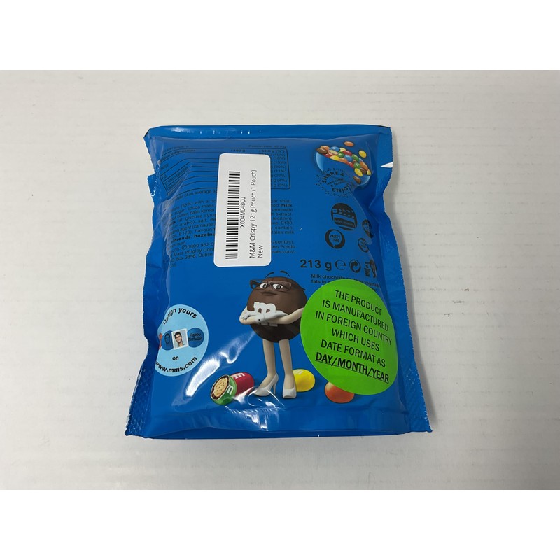 M&M Crispy 121g Pouch (1 Pouch)