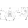 Builders Shoppe 3210BZ/4120BZ RV/Motorhome Replacement Non-Metallic Two Handle Tub Shower