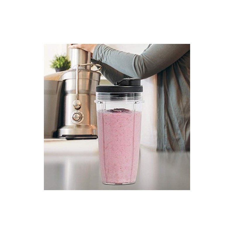 Juicer Top Lid, Replacement Part for Nutribullet Cups with Flip