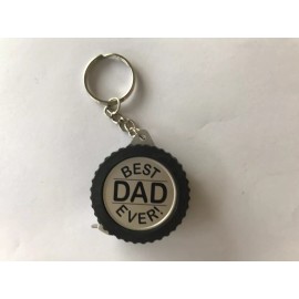 Unbranded Lot of 5 New BEST DAD EVER Car tire 3 ft Retractable Tape Measure KEY CHAIN