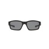 Oakley Men's Chainlink OO9247-15 Polarized Rectangular Sunglasses, Matte Black, 57