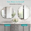 Pregaspor Single Beveled Edge Bathroom Vanity Mirror, 30" x 36"